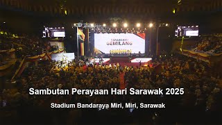 Sambutan Perayaan Hari Sarawak 2025 Stadium Bandaraya Miri Miri Sarawak