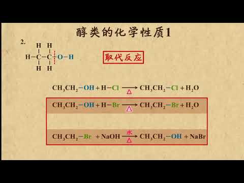 04醇类的化学性质1  烃的衍生物（1）高中化学