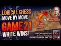 The Classic h7 Sacrifice: A Masterclass in King Hunts. Logical chess game 21