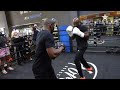 Adrian Peterson Shows Off His Boxing Skills While Preparing To Fight LeVeon Bell
