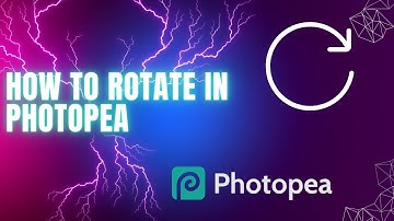 How to rotate in Photopea! (Text,Images, and more)