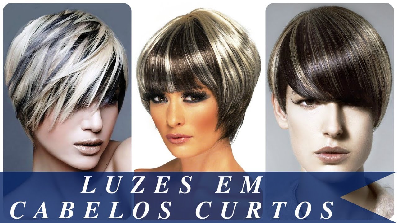 Featured image of post Luzes Em Cabelo Curto Branco As mulheres mais branquinhas podem optar por luzes no tom de um castanho mais claro ou loiro escuro para n o pesar no visual e envelhecer