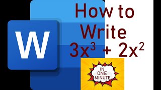 How to Write Math Equations in Word | Type Square & Subscripts Using Word | Teach Me Friend - TMF