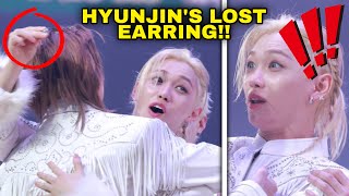 Stray Kids’ Felix goes viral for fining Hyunjin’s $55K earring at SBS Gayo Daejeon  #kpop