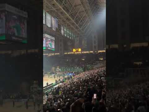Panathinaikos celebrates win