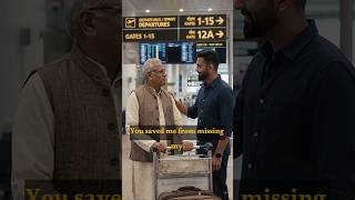 A Stranger Helps an Elderly Man at airport|English Speaking Practice| Real Life English Conversation