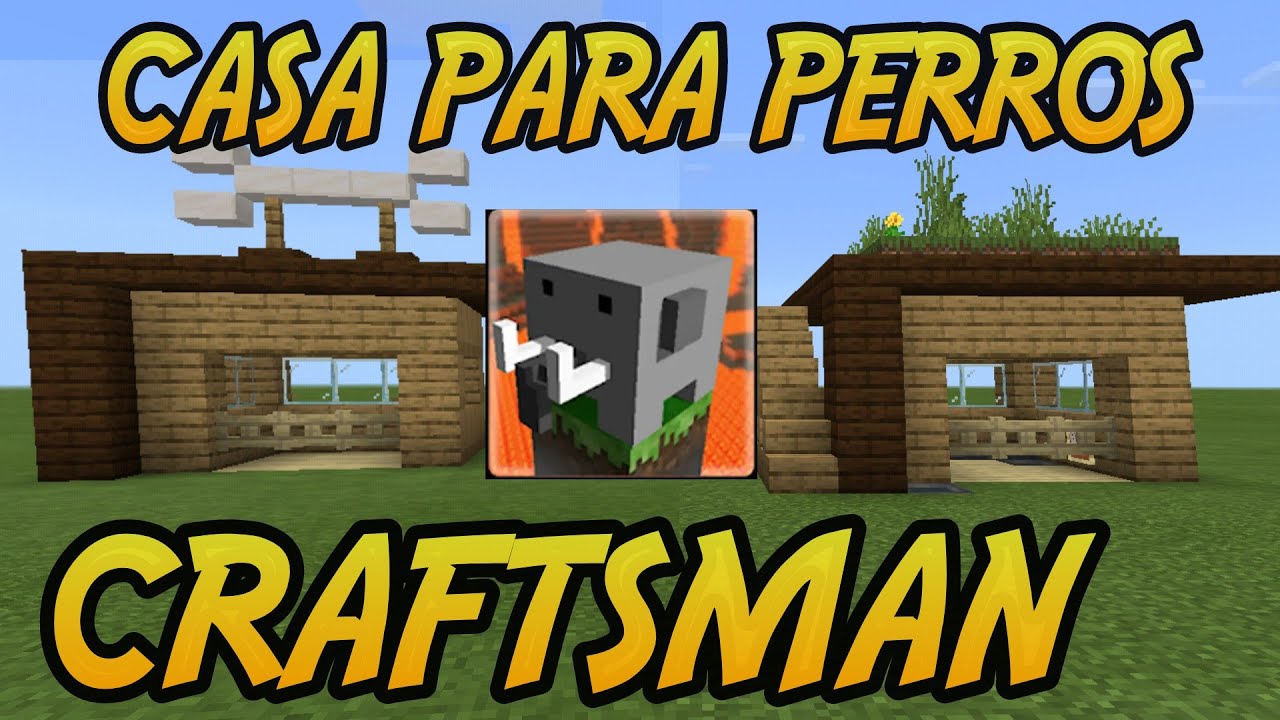 como hacer una casa para perros en craftsman YouTube