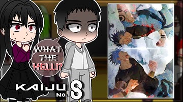 Kaiju No.8 React to Gojo vs Sukuna || Jujutsu Kaisen - Gacha react