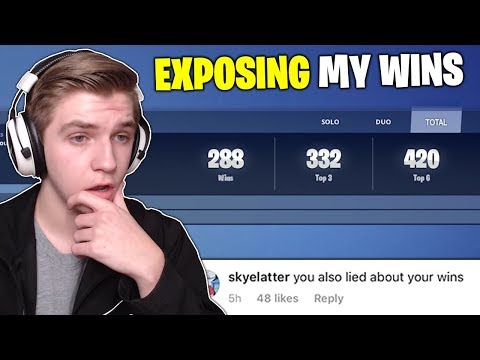 i lied about my fortnite mobile wins exposing my true win count - how to check your fortnite stats on the switch