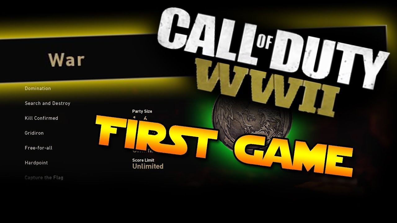 WW2 First War Game #1
