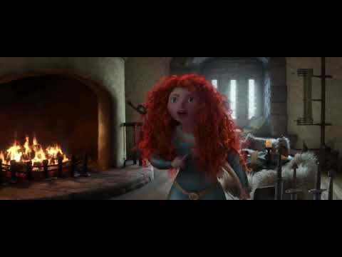 Brave (2012) Merida and Elinor Argue