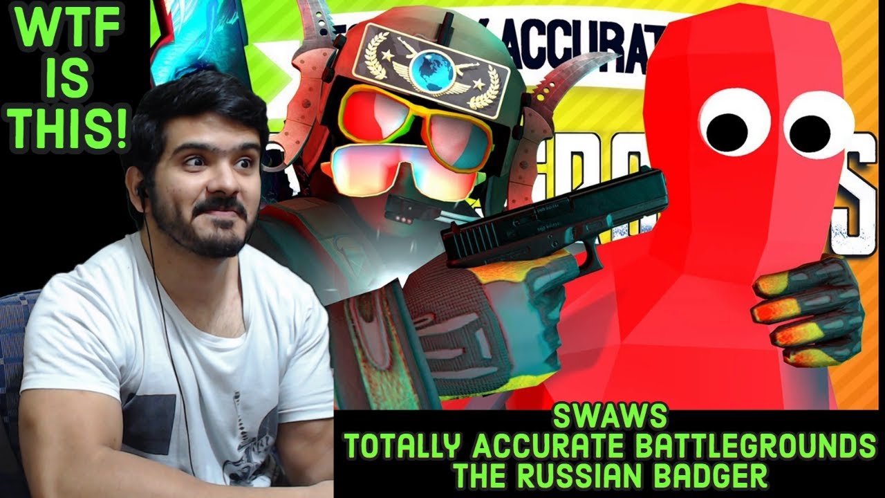 Non gamer reacts SWAWS | Totally Accurate Battlegrounds - YouTube