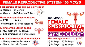 Reproductive System mcqs | Female Reproductive System | Mcqs on reproductive system #pregnancy