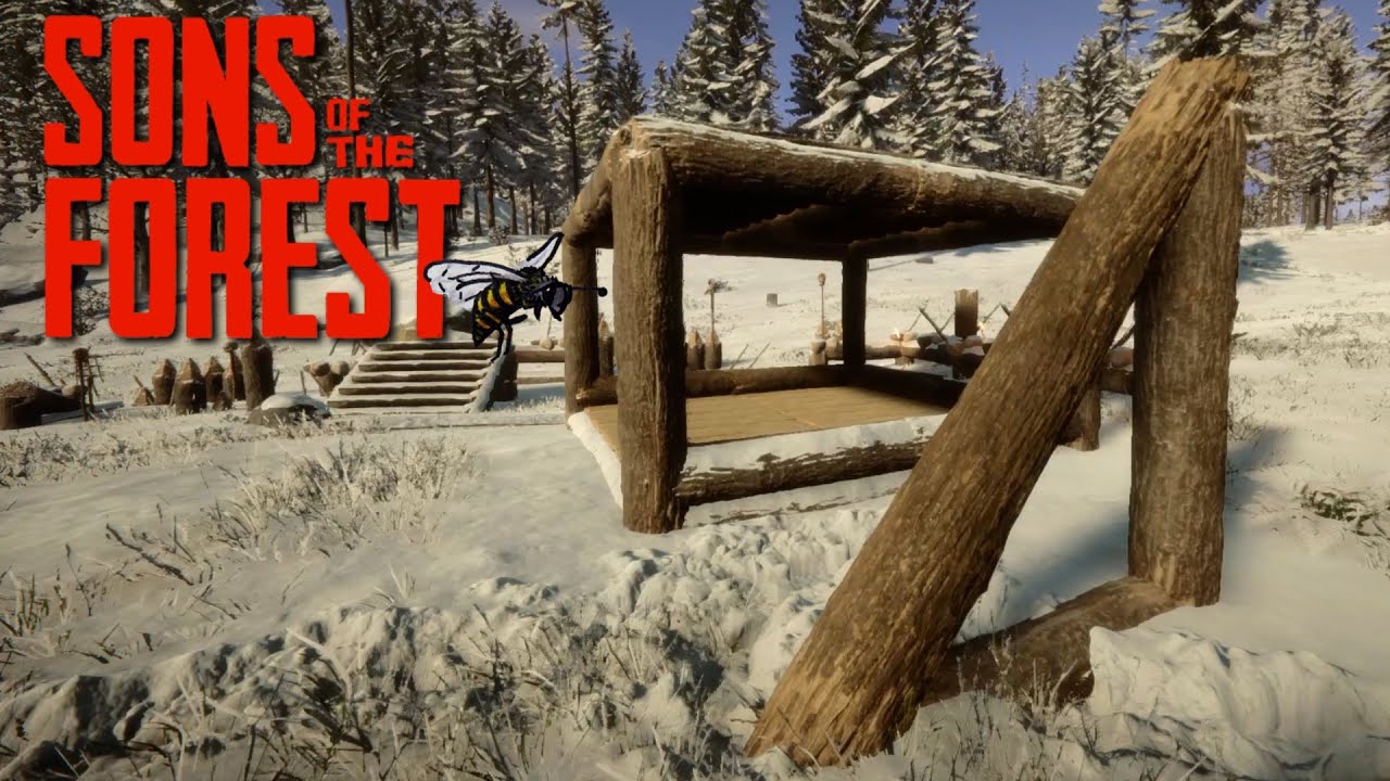 Steps on a wall and Spring traps - Sons of The Forest (Walking in the ...