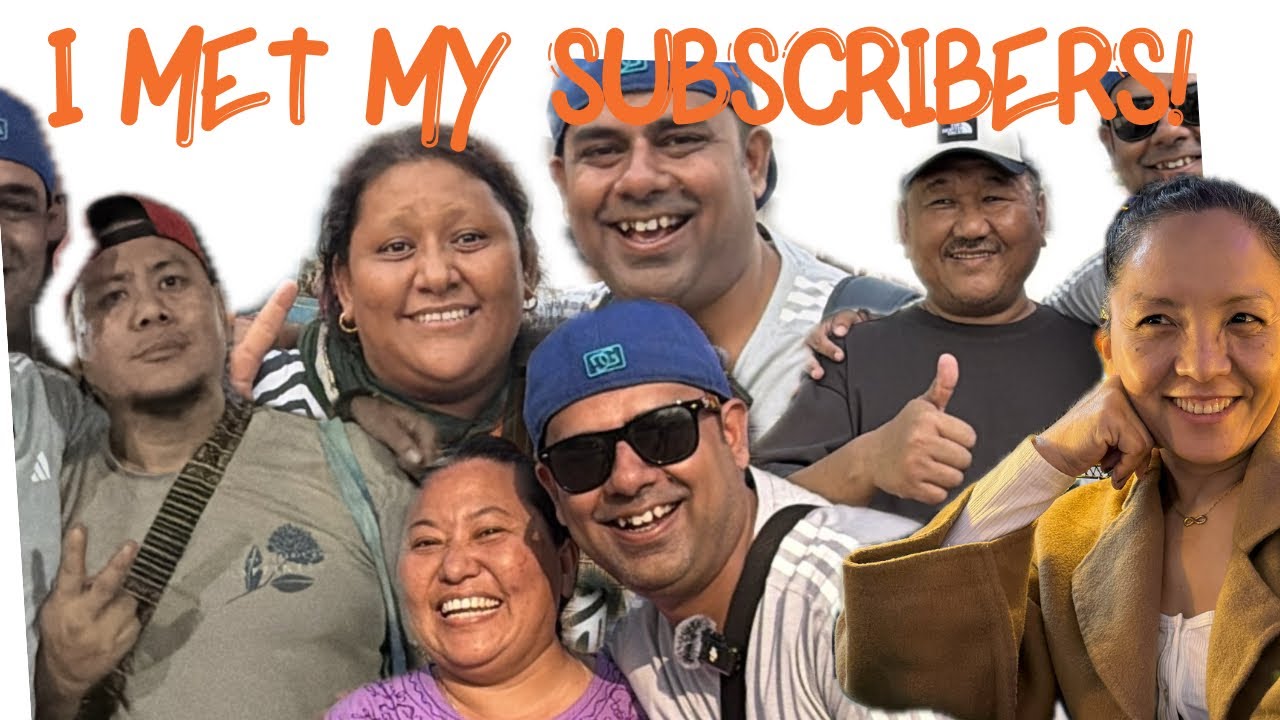 Unbelievable Street Encounters: Subscribers Showered Us with Epic Love! ||Tibetan vlogger|| Mundgod