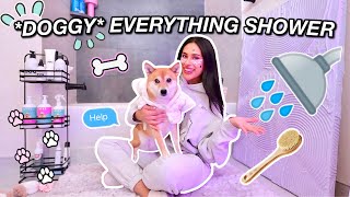 I gave my *DOG* and EVERYTHING shower.. | honeybobabear