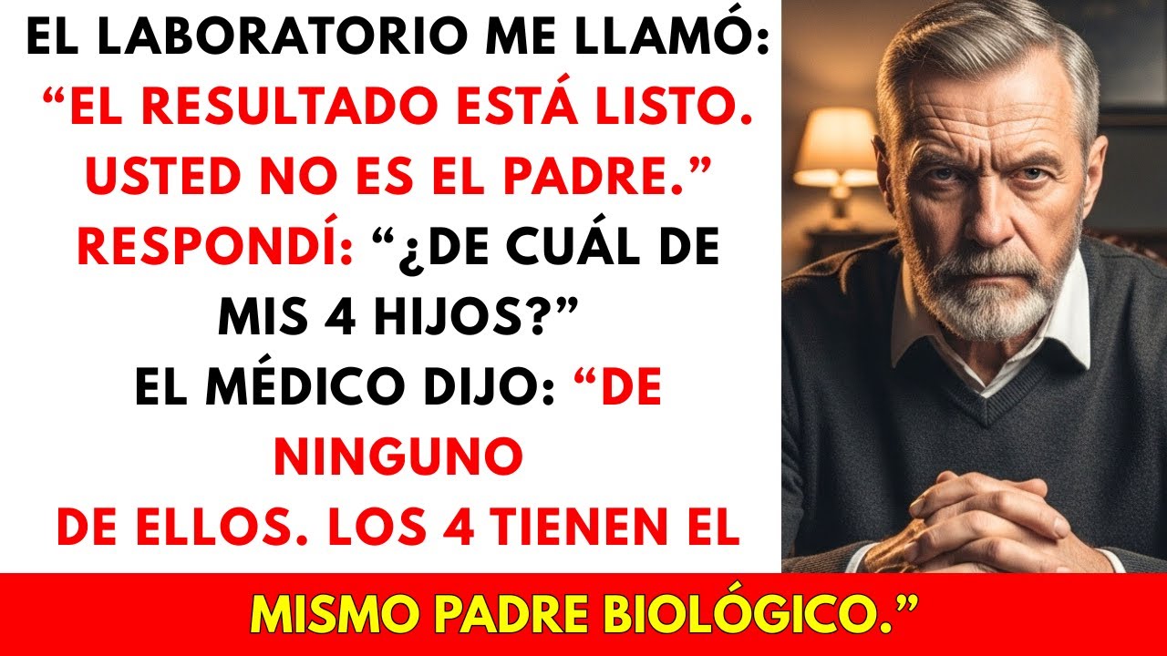 El laboratorio llamó: no es el padre, y descubrí que mis cuatro hijos tenían el mismo padre oculto!!