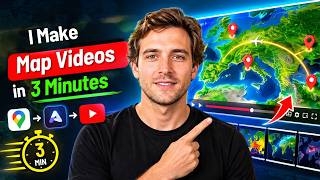 How I Make Viral Animated Map Videos in 3 Minutes (2026 Step by Step Tutorial)