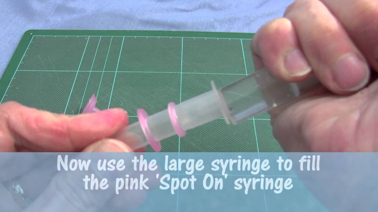 How do I fill the Spot On syringe? YouTube