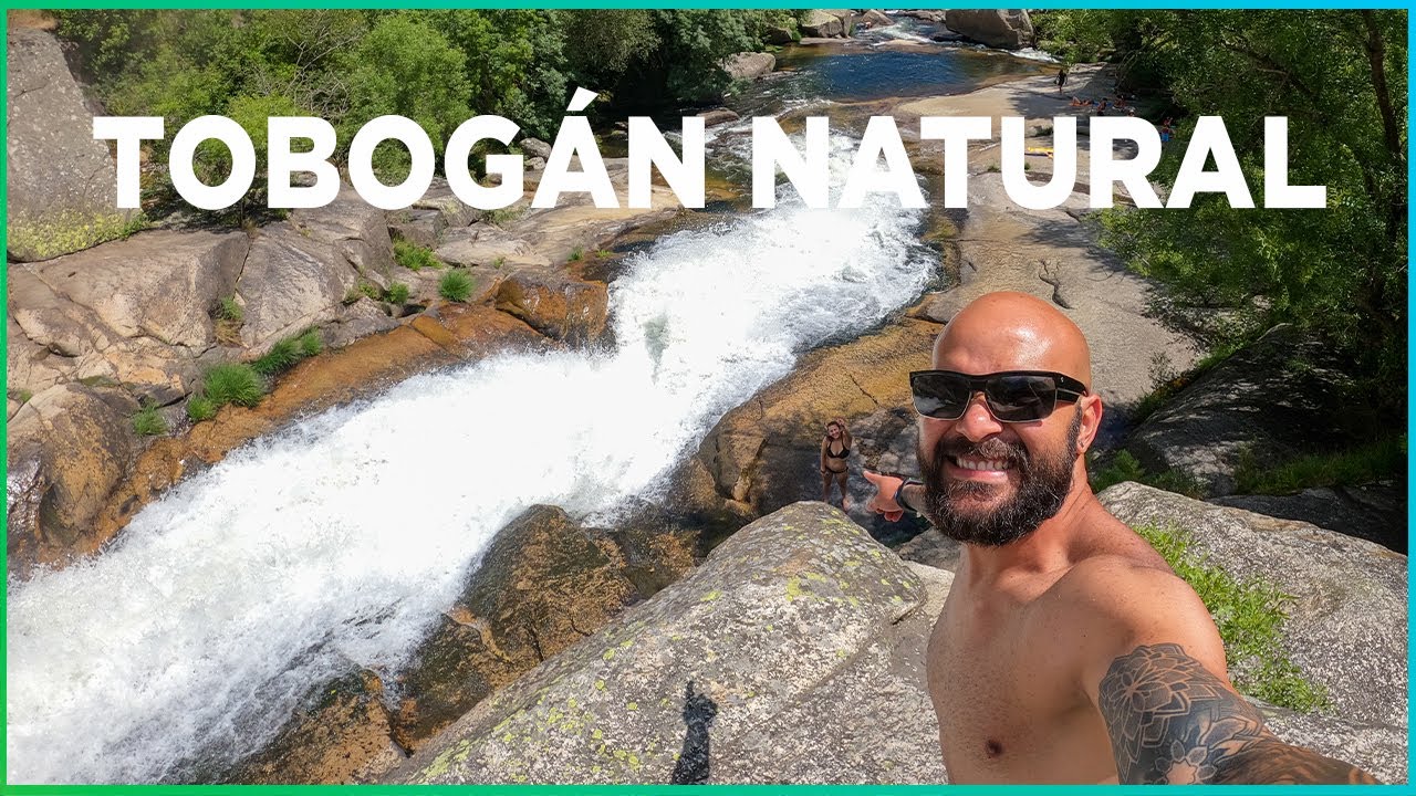Así es el TOBOGÁN ACUÁTICO NATURAL de la CASCADA DE SEGADE en GALICIA