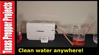 ITEHIL Portable Reverse Osmosis RO water filter. Clean water anywhere! |Texas Prepper Projects