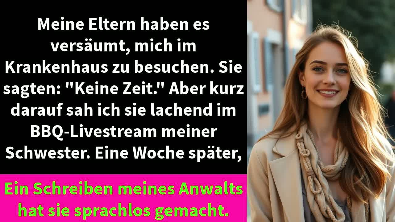 Ich lag auf der Intensivstation, ein gebrochenes Bein, eine Gehirnerschütterung, und ich flehte meine Eltern in die Mailbox, dass ich sie brauche. Stunden später kam ihre Antwort: „Keine Zeit.“...