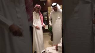 الأمير سلطان بن سلمان والأمير بدر بن عبدالمحسن مع ظاهر المهيري