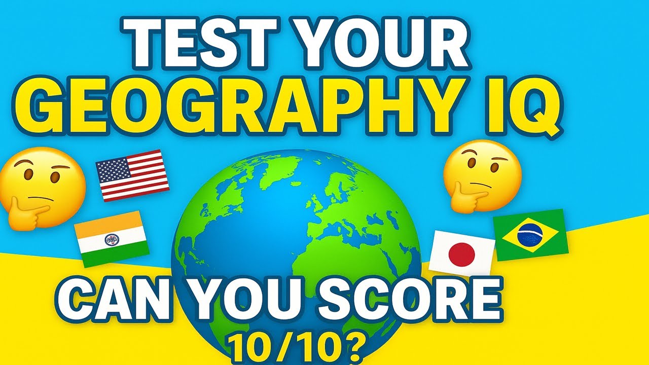 🌍 Geography General Knowledge Quiz | Test Your GK on World Geography # ...