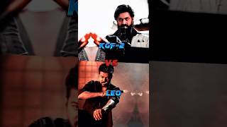 Leo vs KGF 2 shorts ytshorts leo thalapathyvijay yash