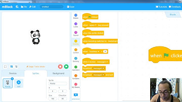 Learn Python Variables using mBlock