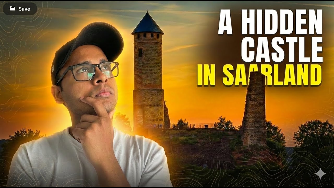 Dekhiye Germany Ka Ye Medieval Castle 🏰 | Burg Kirkel | Saarland Germany Vlog 🇩🇪