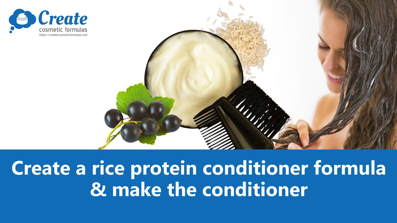 How to make rice protein leave in conditioner YouTube
