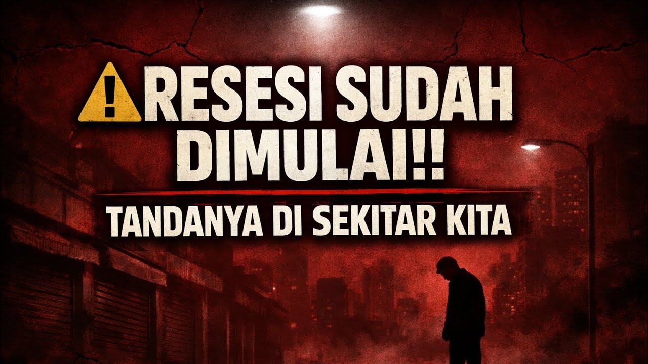 TONTON SEKARANG!!! Tanda Awal Resesi 2026 yang Banyak Orang Indonesia Abaikan?