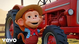 Binod - Monkey Farmer Fixes Tractor And Move A Horse & Gentle Care Farm Life