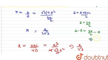In an equilateral triangle r:R : r_(1) is (A) 1:1:1 (B) 1:sqrt(2):3 (C) 1:2:3 (D) 2:sqrt(3):sqr...