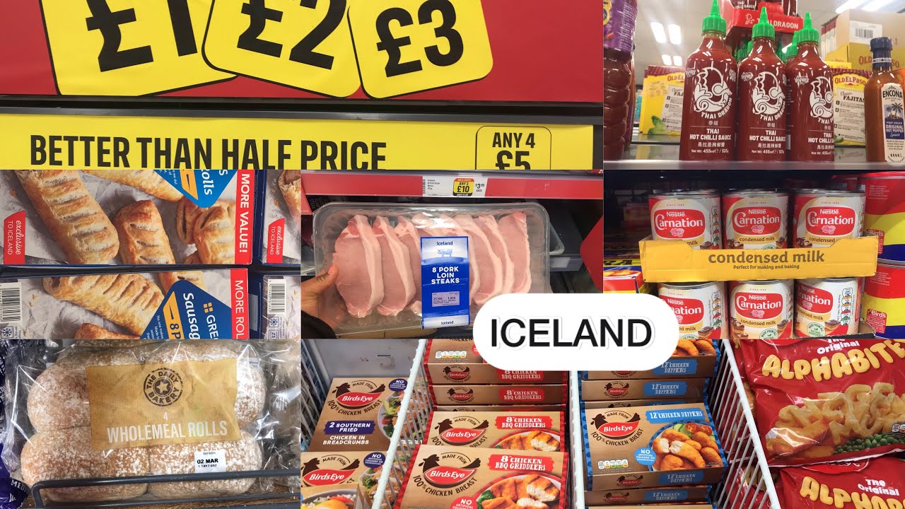 New In Iceland shopping store uk, Iceland grocery shopping haul, new finds, London