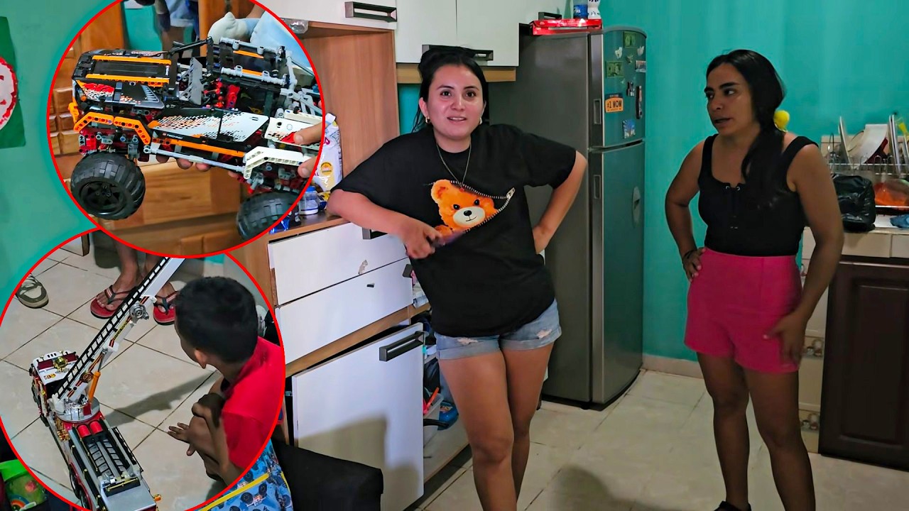 El pequeño Dylan nos presume sus juguetes😱