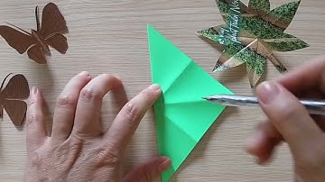 Cách cắt lá phong đơn giản/Maple leaves