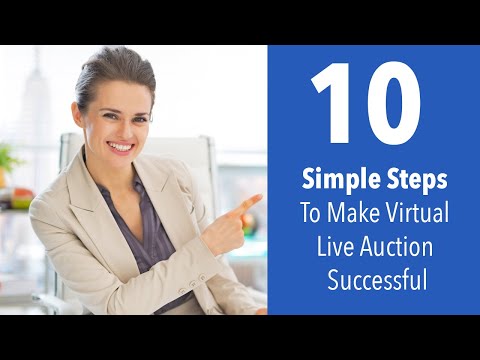 10 Simple Steps To Make Virtual Live Auction Successful