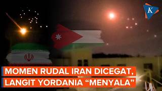 Detik-detik Yordania Cegat Rudal Iran, Langit Malam di Kota Mafraq 'Menyala'