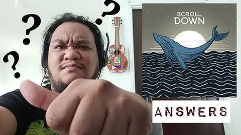 SCROLL DOWN - ANSWERS (REACTION)