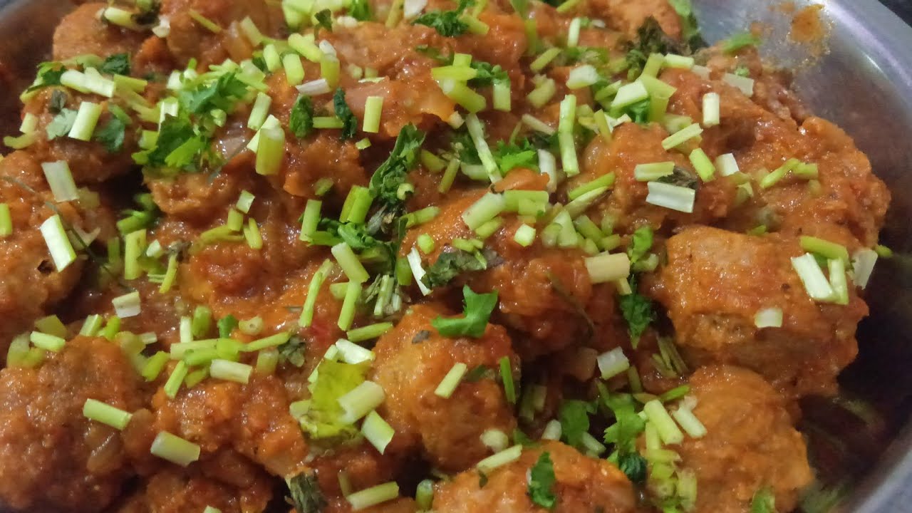 Soya Chunks Gravy Easy Home Cooking സോയ ചങ്ക്‌സ് ഗ്രേവി YouTube