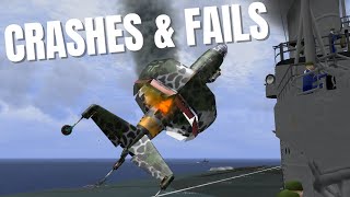 Emergency Water Landings, Fails & Crashes! V18 | IL-2 1946 Crash Compilation