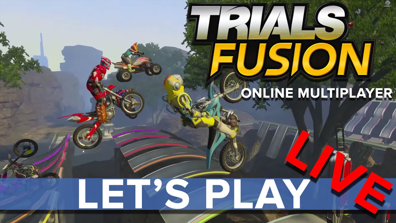 Trials Fusion Online Multiplayer - Eurogamer Let's Play LIVE