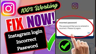 How To Fix Instagram Login Problem 2025 Insta Incorrect Password Issue Solved