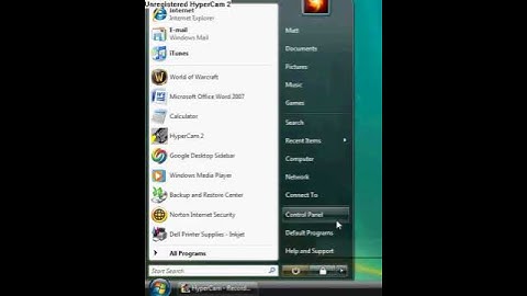 How To Restore The Run Command To The Vista Start Menu