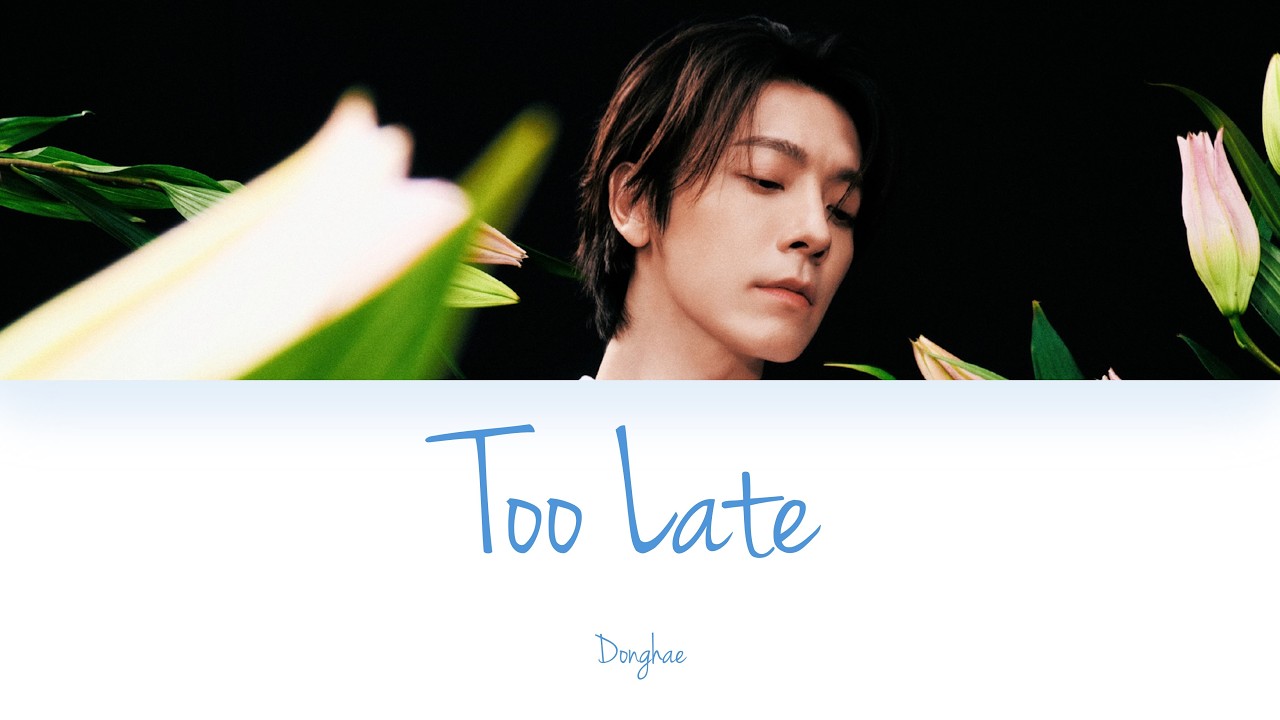 Donghae Too late Lyrics adlı videoyu YouTube'da izle Donghae Too late Lyrics adlı videoyu YouTube'da izle