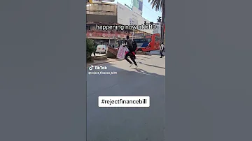 Happening Now At Nairobi CBD Genz S Taking Over Reject The Punitive Finance Bill Maandamano 