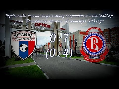 Видео к матчу Керамик - СШ Витязь