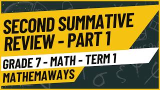 REVIEW MATH 7 SECOND SUMMATIVE TERM 1 PART 1
